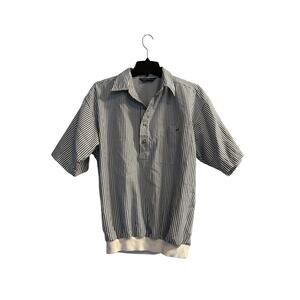Vintage David Taylor Striped Polo Shirt - Size Medium